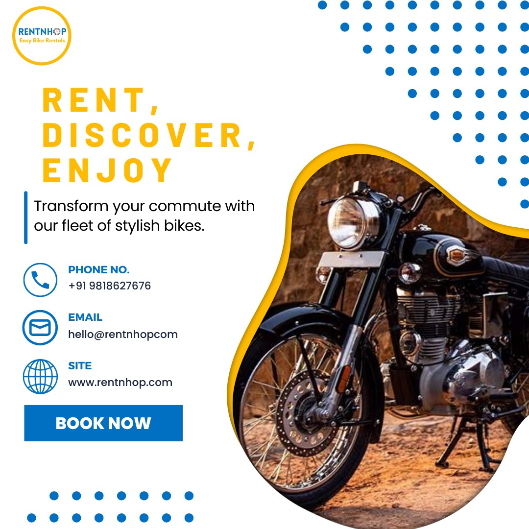 bike on rent in delhi