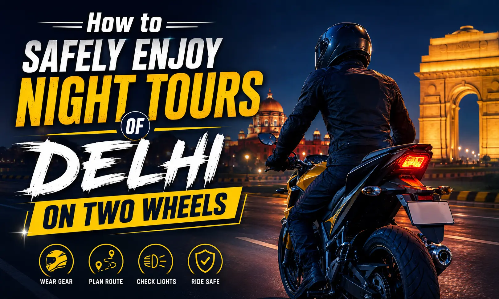 night tours of delhi on two wheels
