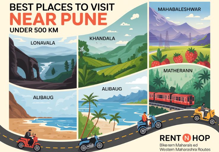 Best Bike Trips to Visit Near Pune Under 500 km