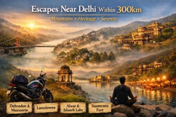 Best places to visit near Delhi under 300km
