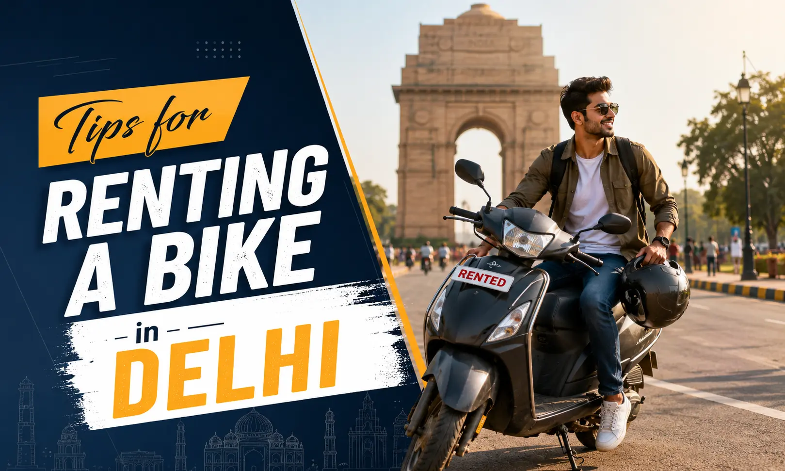 tips for renting a bike in delhi