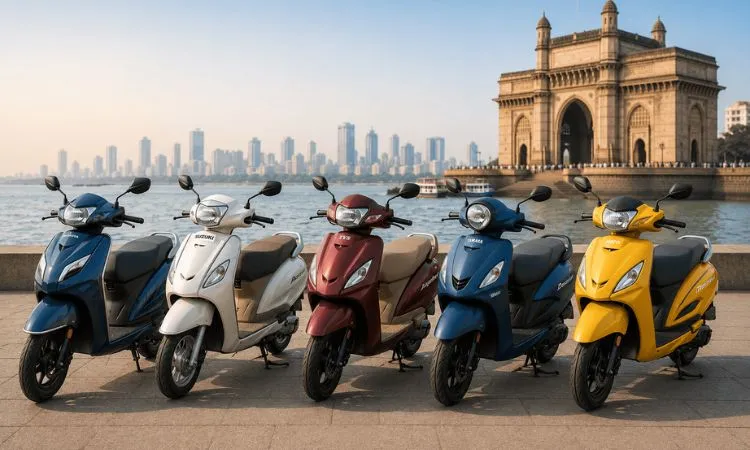 best scooties for rent in mumbai