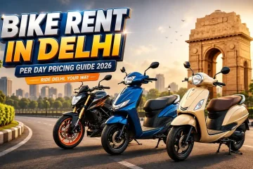 bike rent in delhi per day