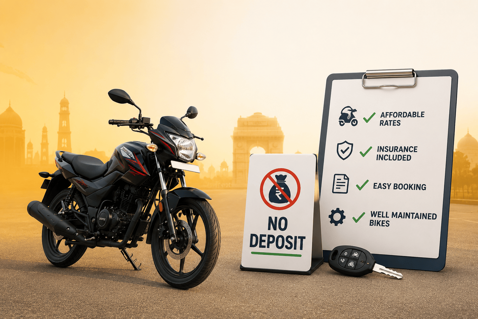 Cheapest Bike Rental in Delhi - Can You Rent Without a Deposit
