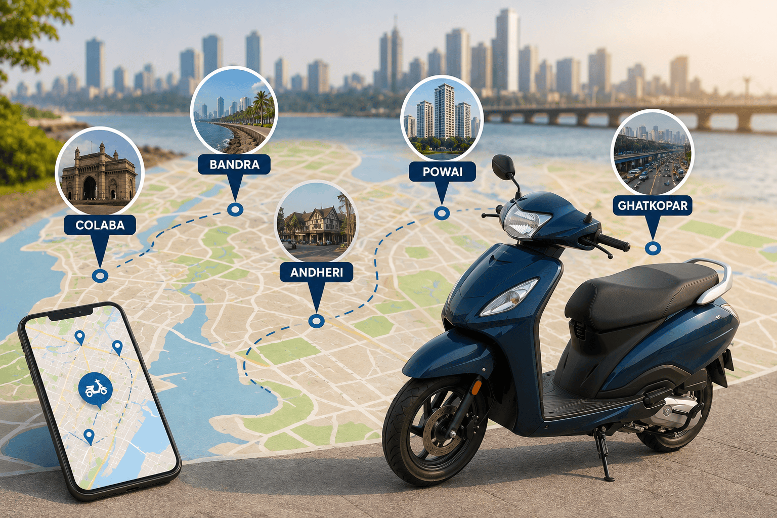 Where to Pick Up a Scooty in Mumbai