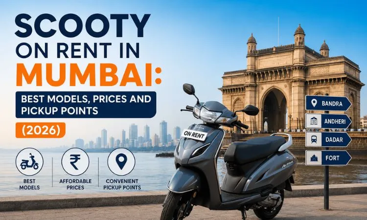 scooty on rent in mumbai